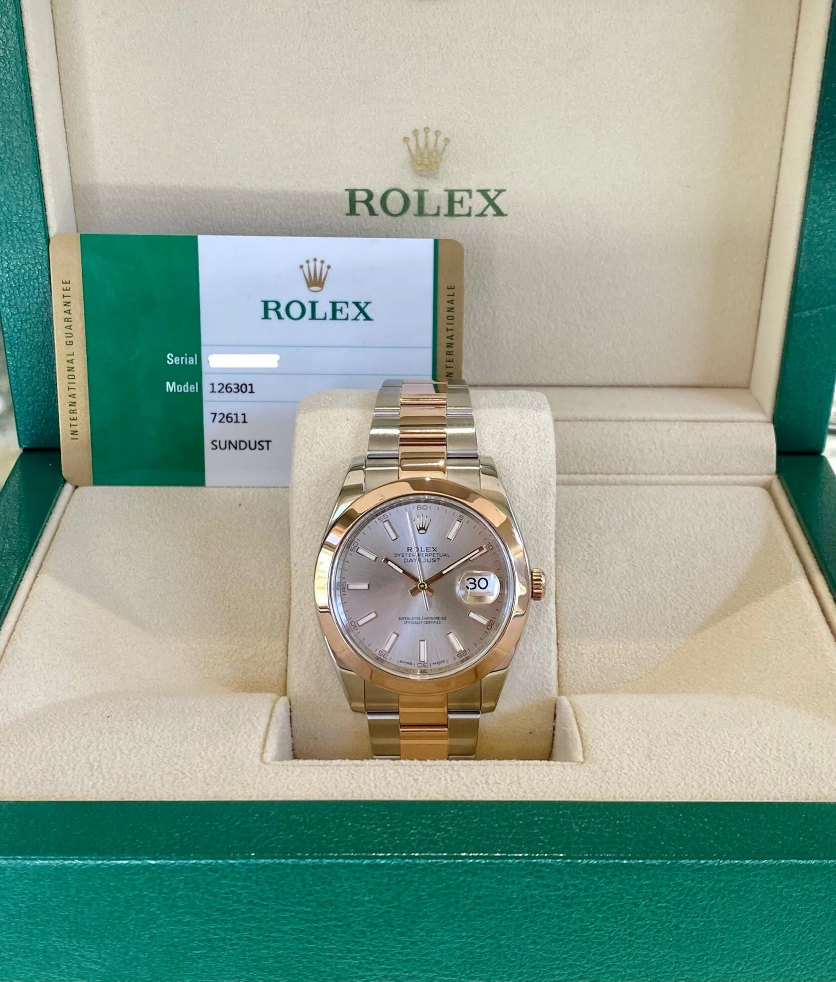 2019 Rolex Datejust 41 126301