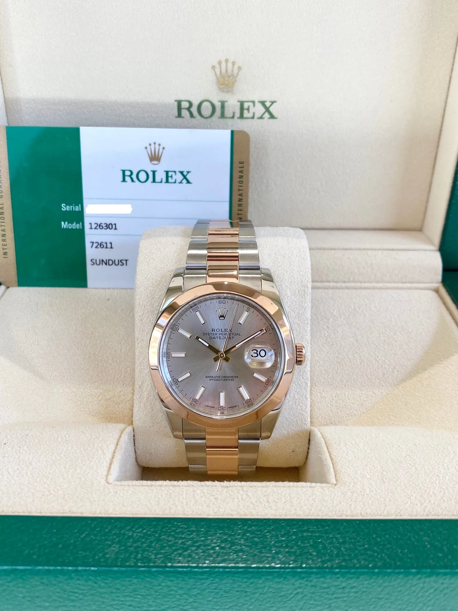 2019 Rolex Datejust 41 126301