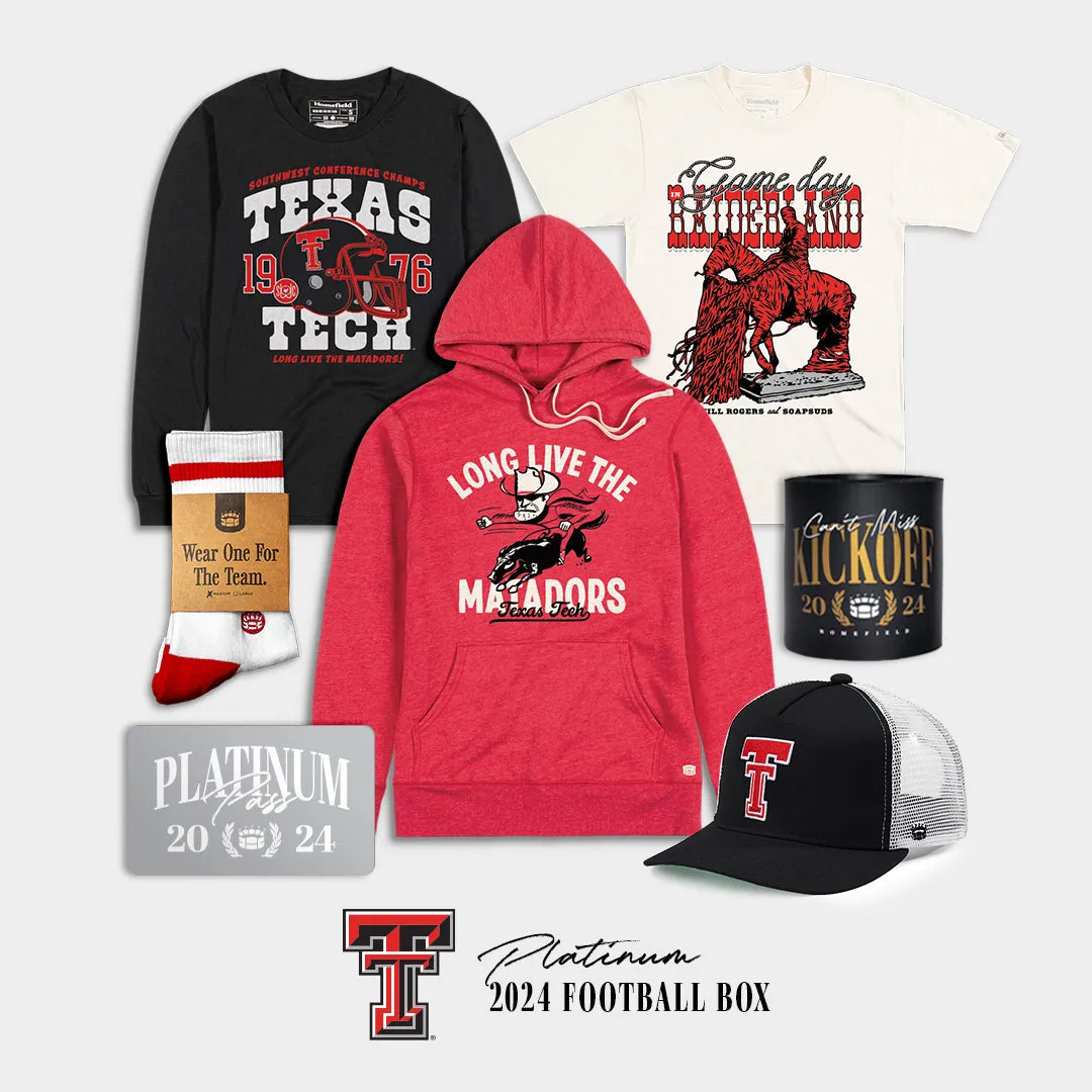 2024 Texas Tech Platinum Football Box