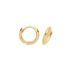 9CT Yellow Gold Hinged Earrings ER1170