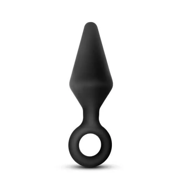 Anal Adventures Loop Plug Large Black