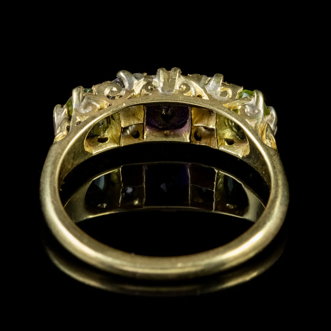 Antique Edwardian Suffragette 18Ct Gold Ring Circa 1910