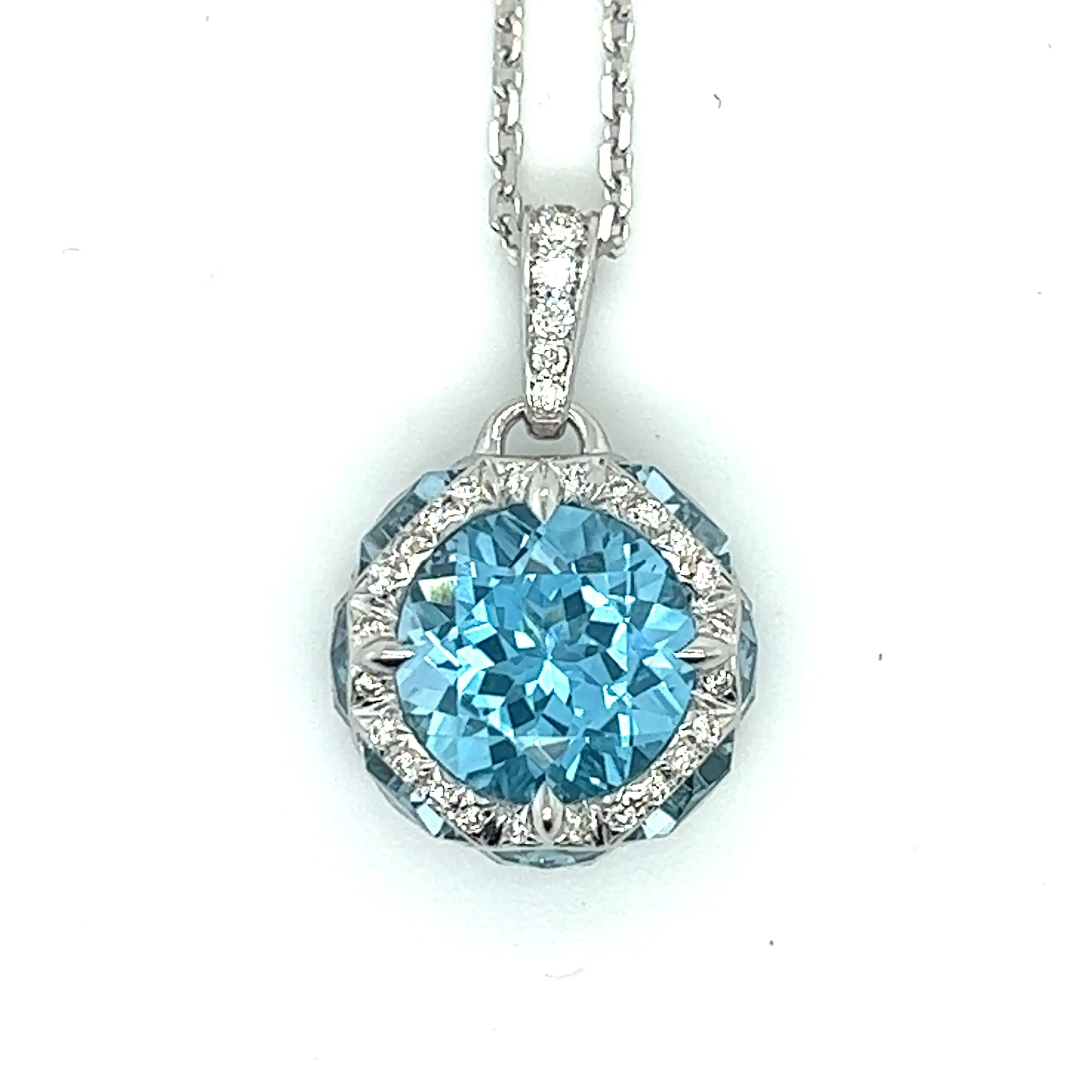 Blue Topaz Pendant