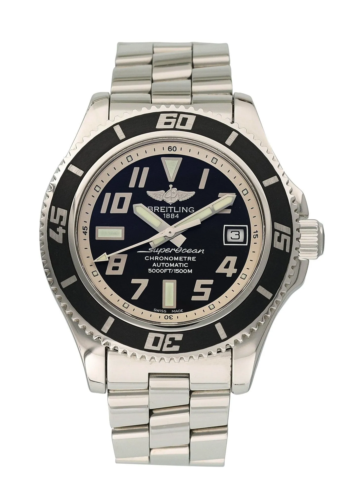 Breitling Superocean  A17364 Mens Watch Original Papers