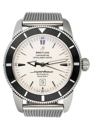 Breitling Superocean Heritage 46 A17320 White Dial Mens Watch Box Papers