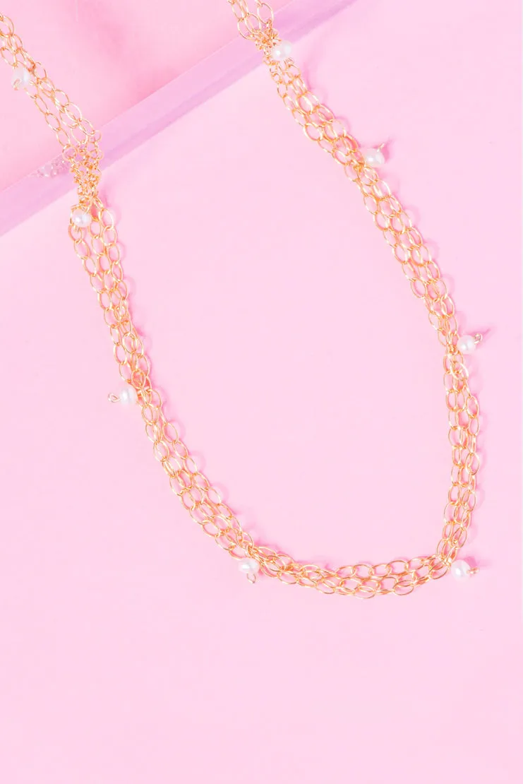 Caged 14k Gold Filled Choker