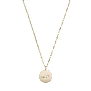 Demi Medallion Signet Necklace