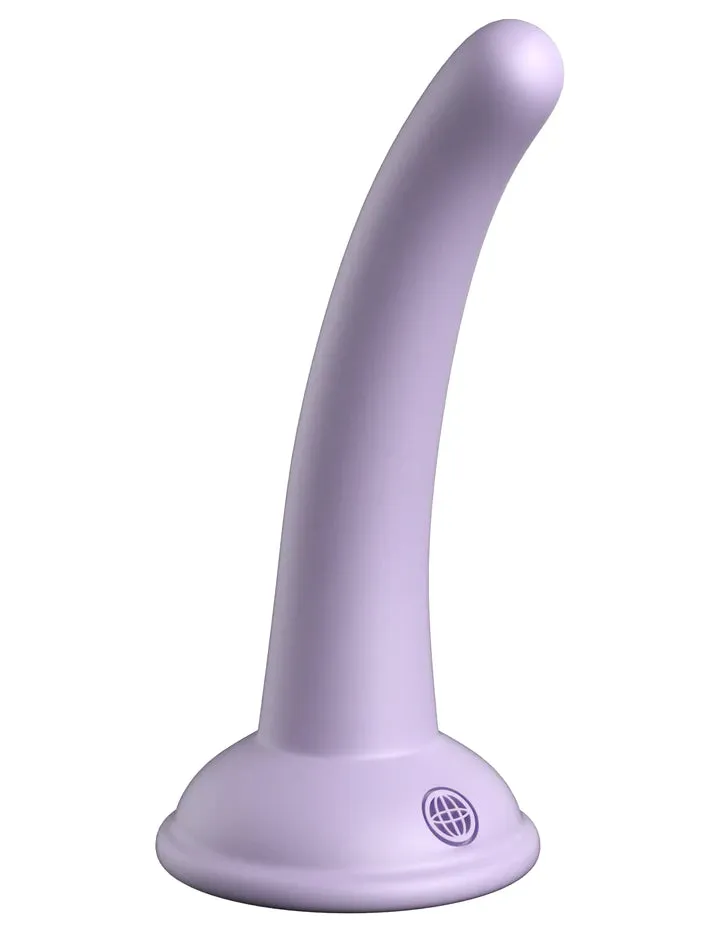 Dillio Curious Five 5 in. Platinum Silicone Dildo - All Colors