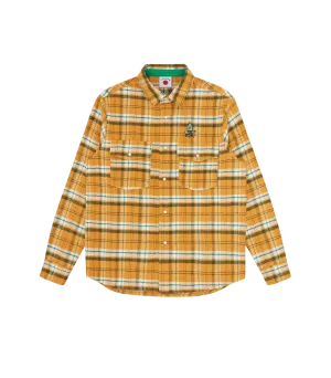 FLANNEL OVERSHIRT - YELLOW