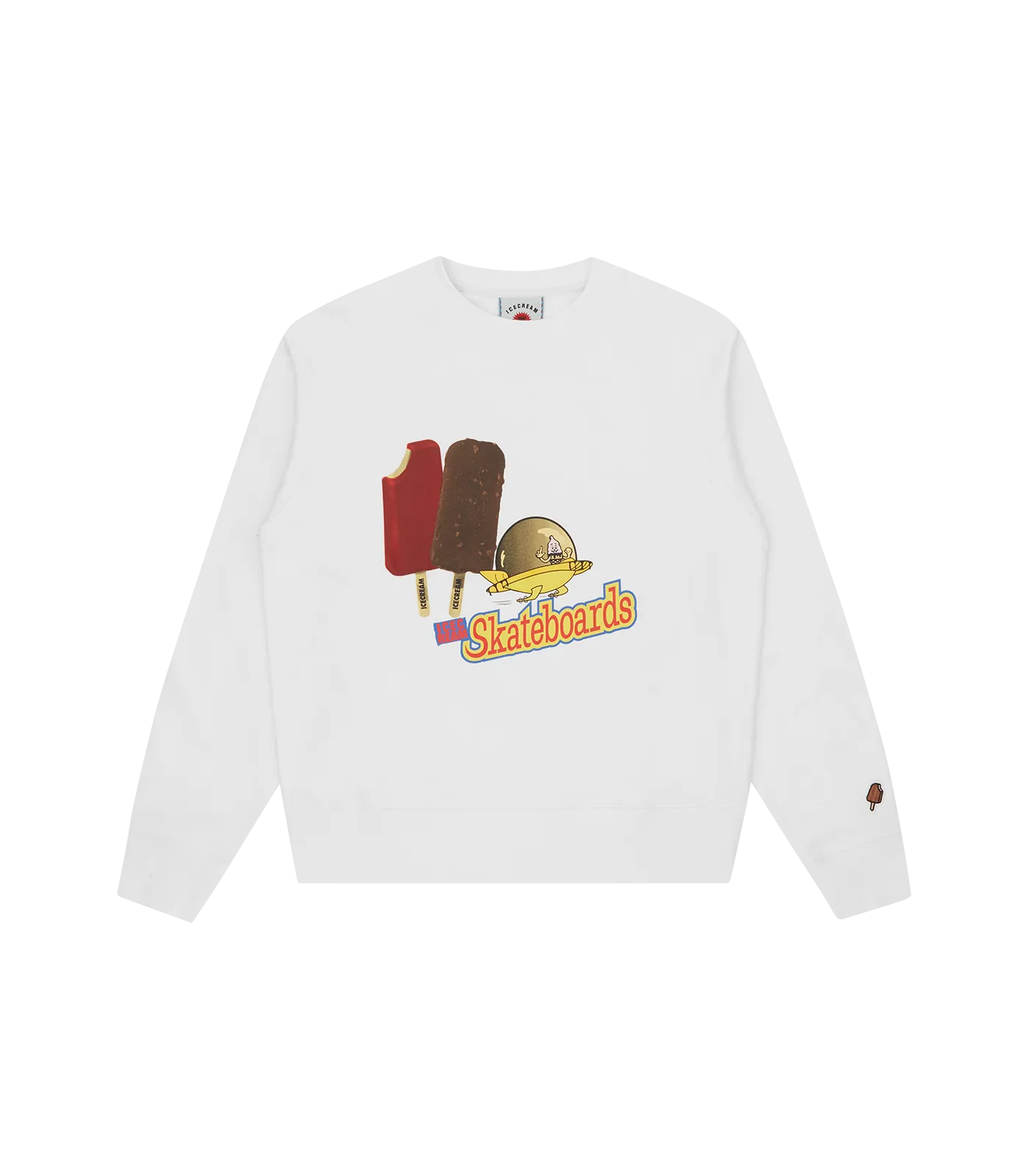 FLYING CAR CREWNECK - OFF WHITE