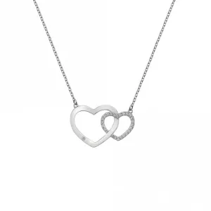 Hot Diamonds Bliss Interlocking Hearts Pendant DN128