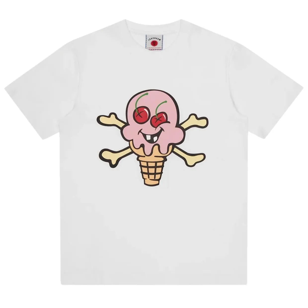 ICECREAM Cones & Bones White T-Shirt