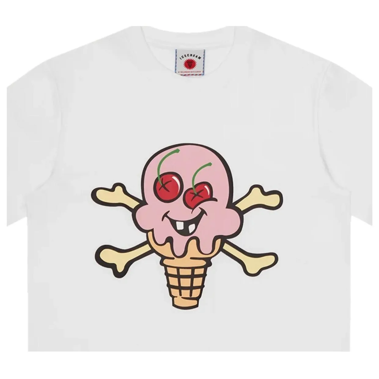 ICECREAM Cones & Bones White T-Shirt