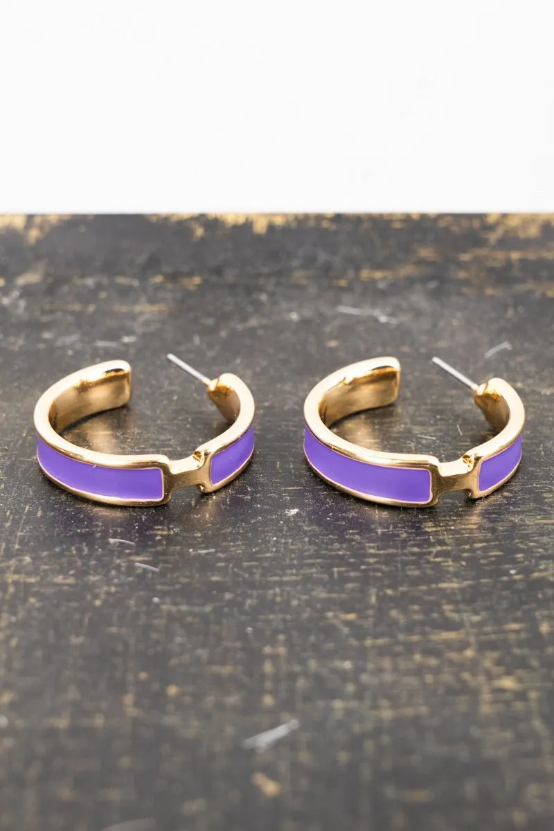 Leanna Lavendar Earrings