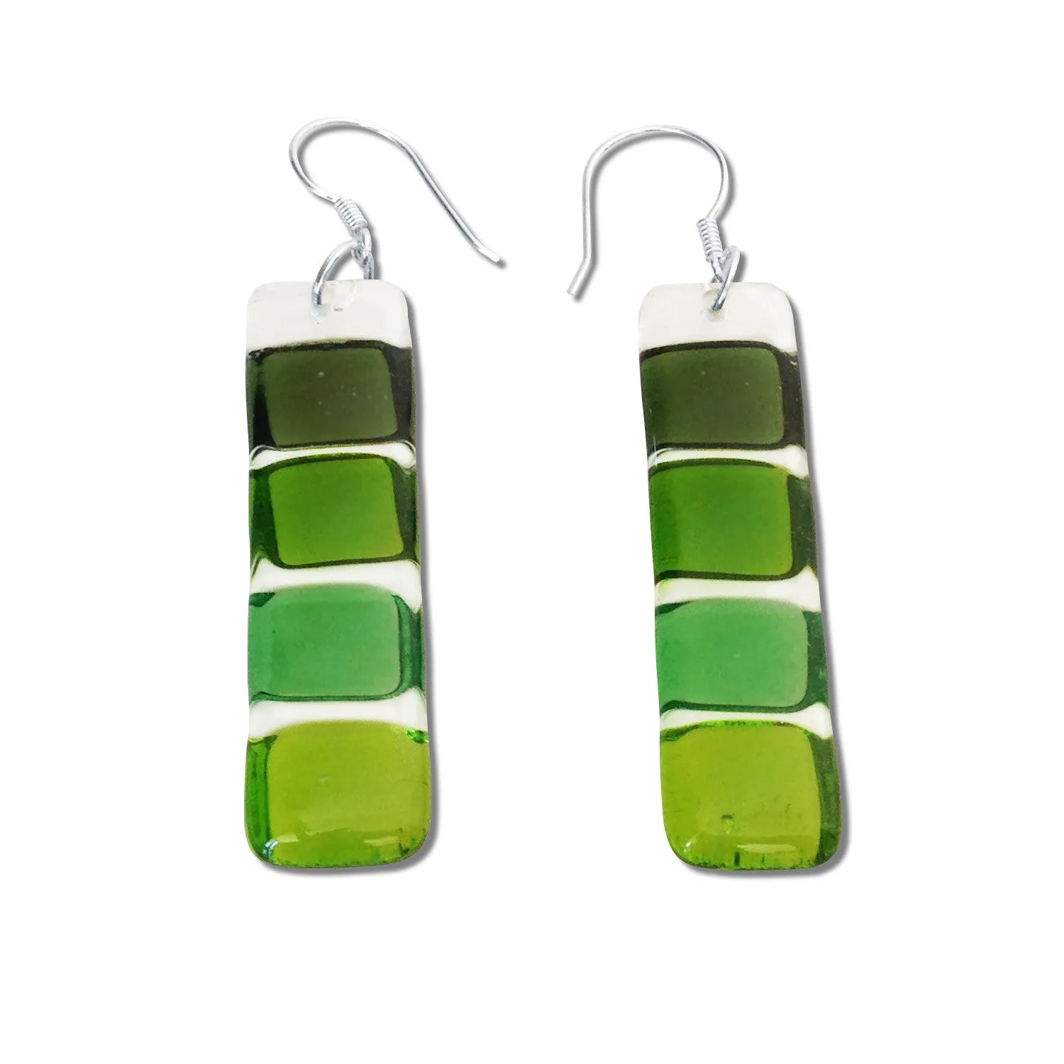 LMOL Glass Earrings - Red