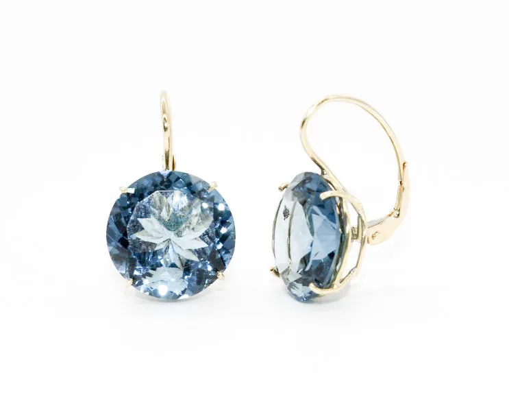 London Blue Topaz Wire Earring