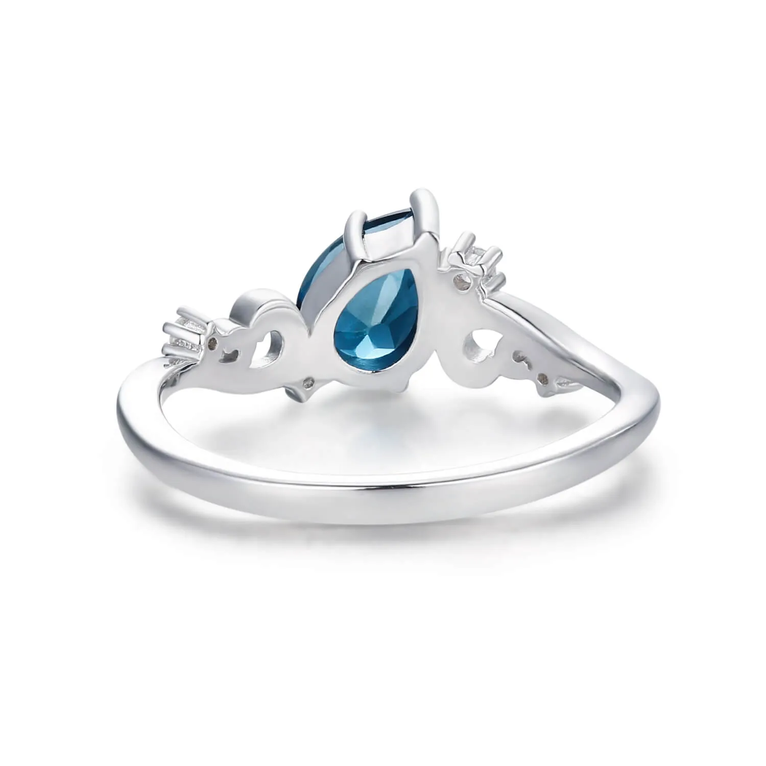 Midnight Seabed London Blue Topaz Ring