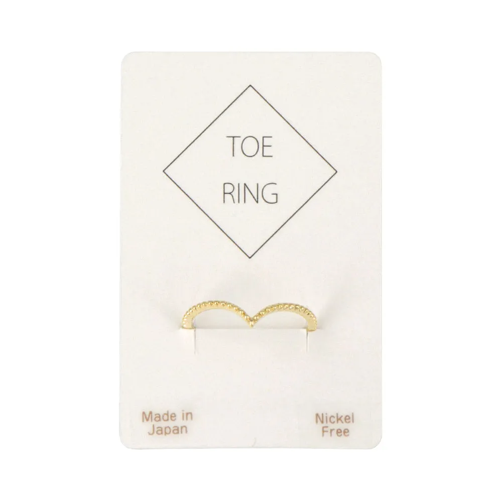 Nickel Free V Open Toe Ring