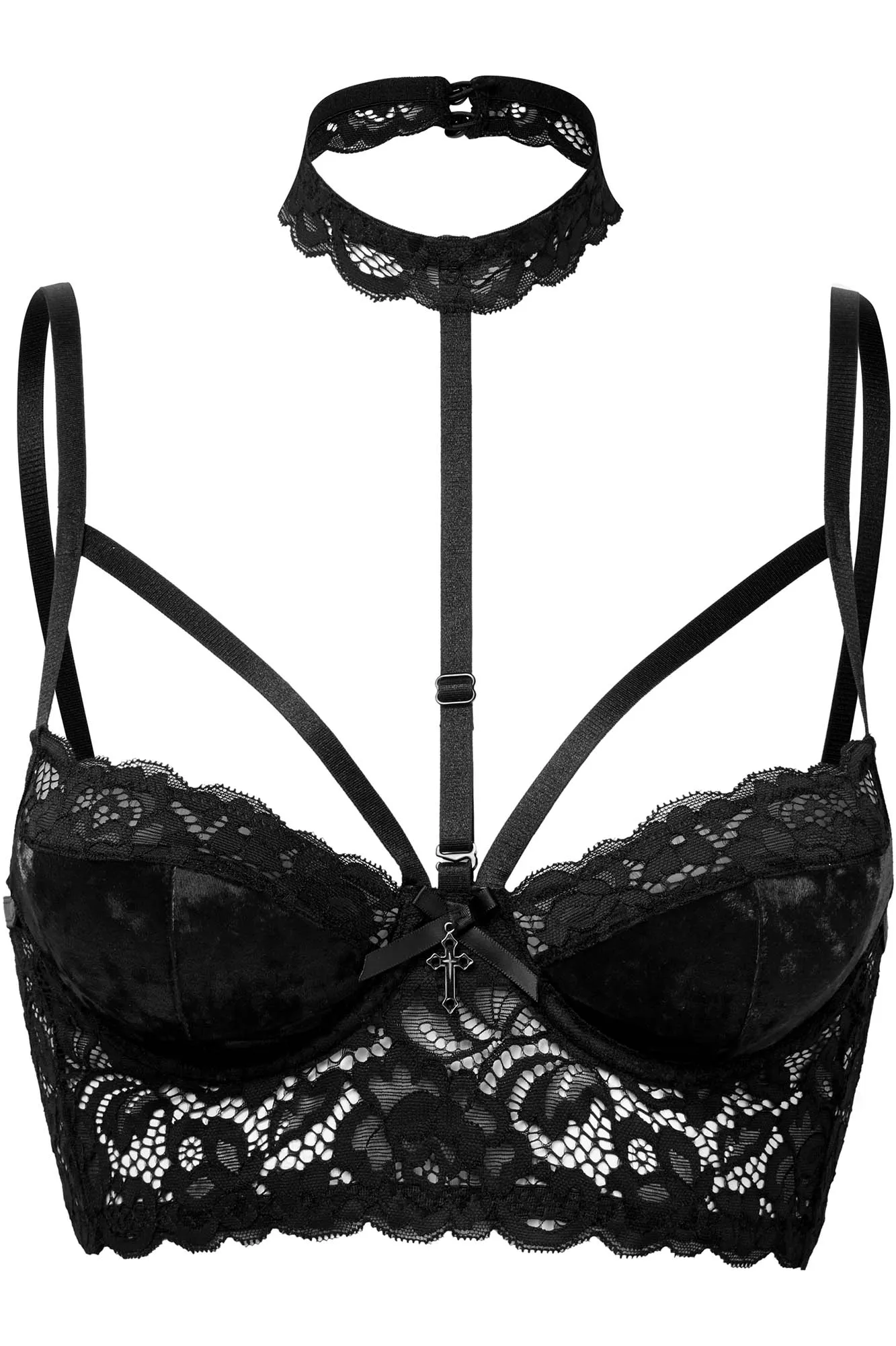 Onyx Boudoir Bra