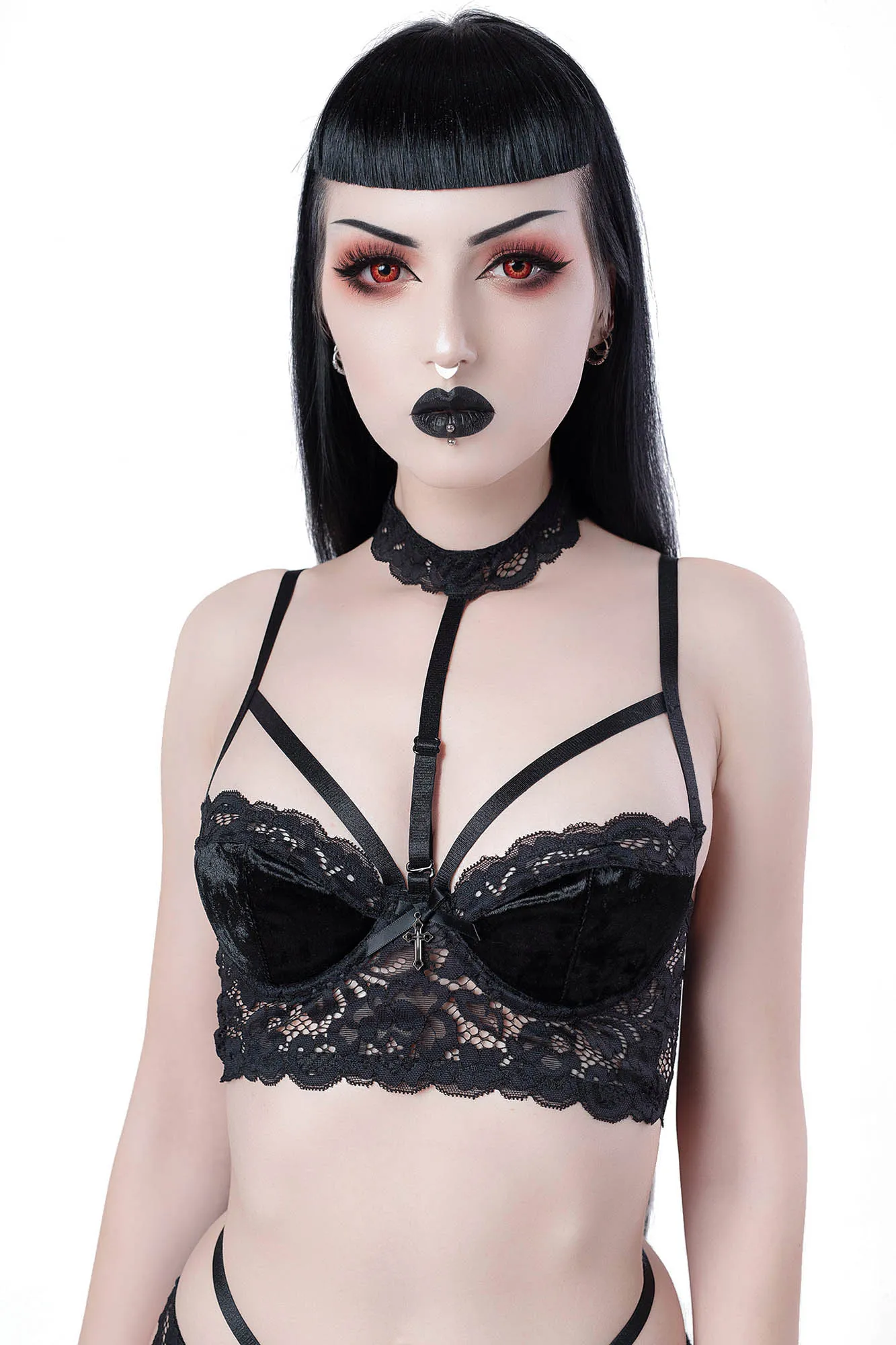 Onyx Boudoir Bra