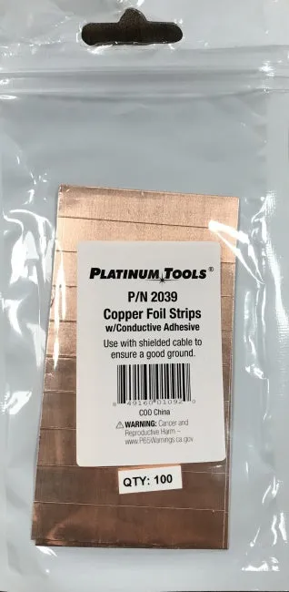 Platinum Tools 2039 Copper Foil Strips