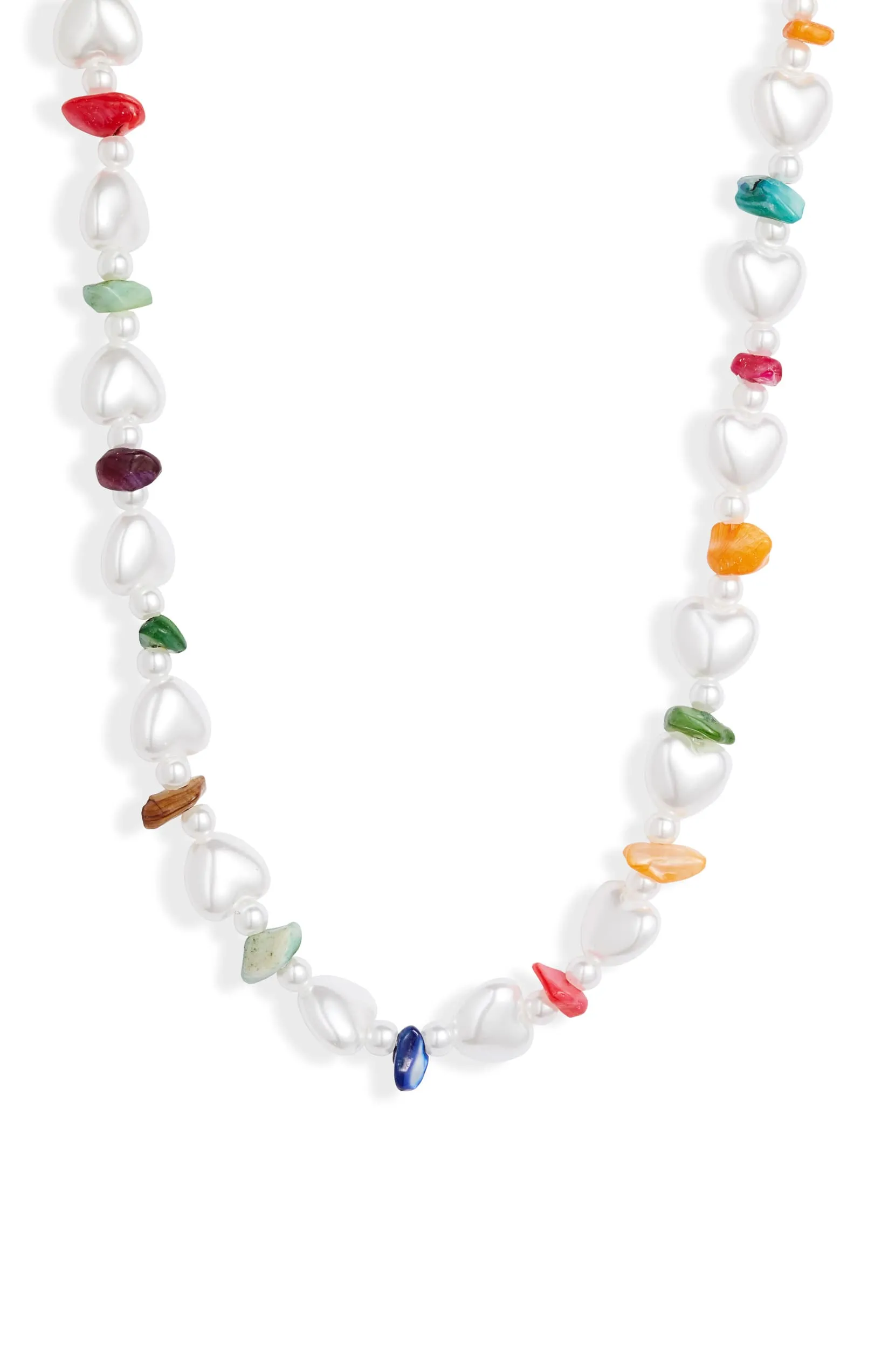 Rainbow Pearl Choker