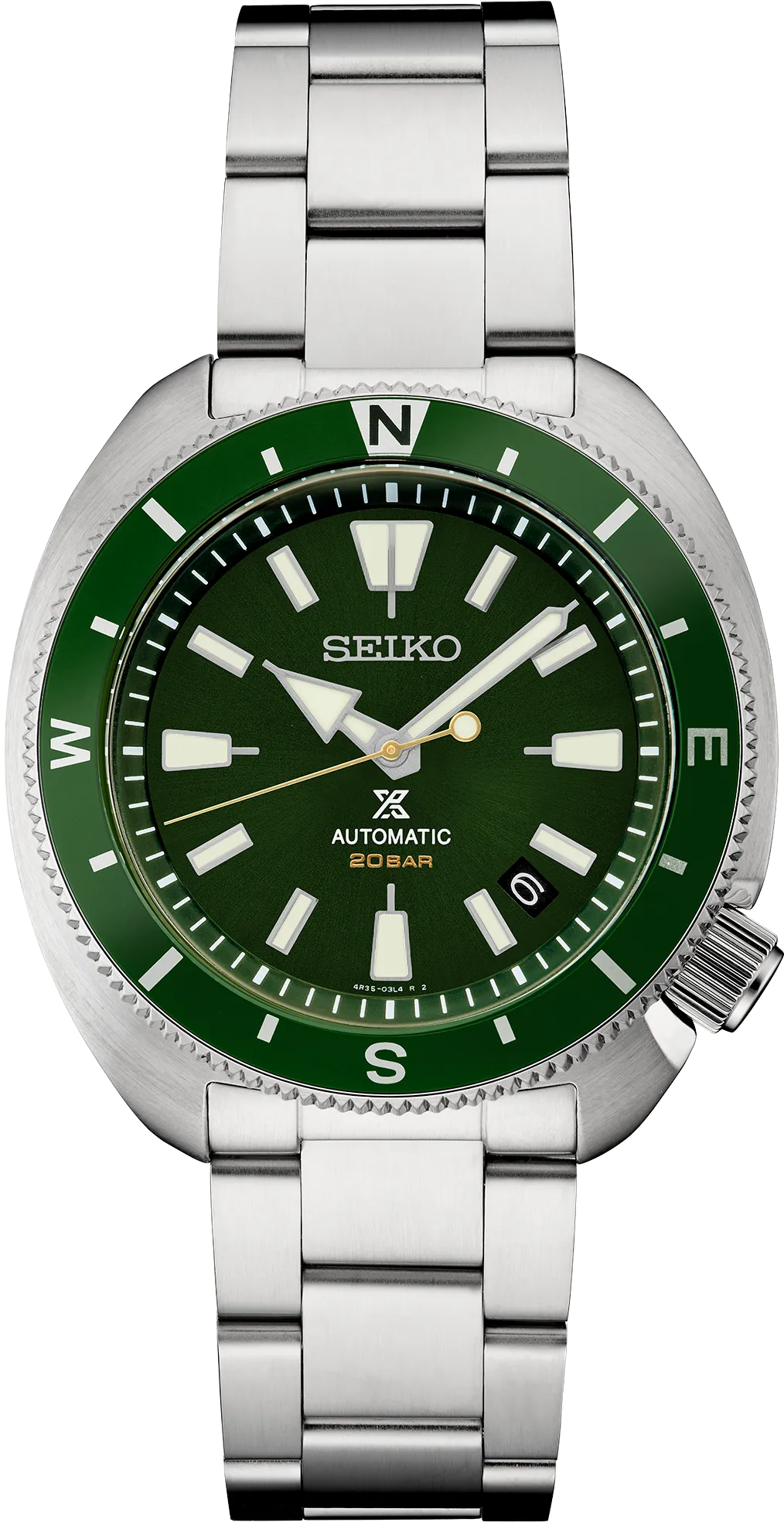 Seiko Prospex Automatic Diver Men's Watch Green Dial SRPH15