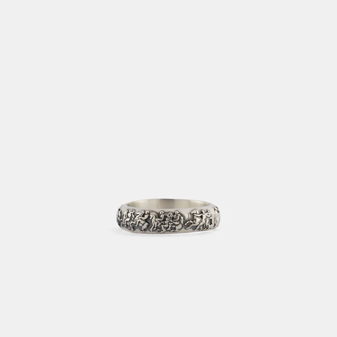 Silver Frieze Ring