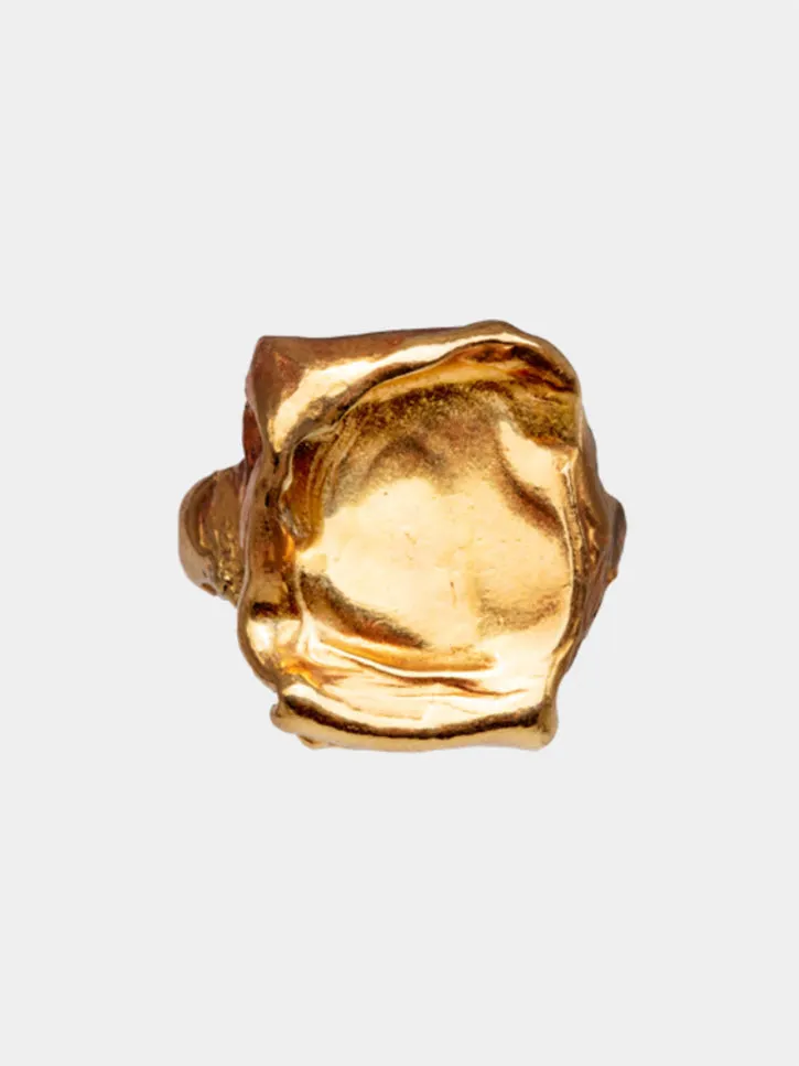 Simuero Sello Avi Ring, Gold