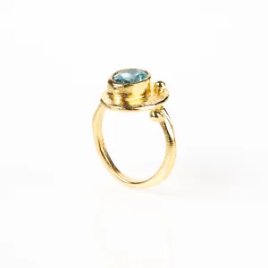 Sky Blue Topaz Ring