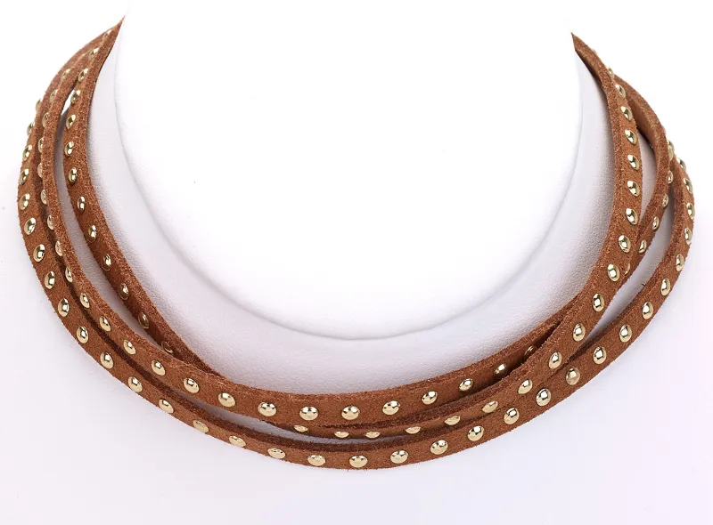 Studded Wrap Choker