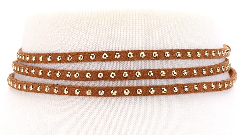 Studded Wrap Choker