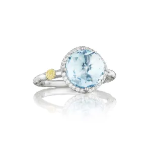 Tacori Island Rains Pavé Simply Gem Sky Blue Topaz Ring SR14502