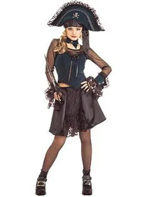 Teen Pirate Princess Girl Costume Size: Junior Teen 2-6