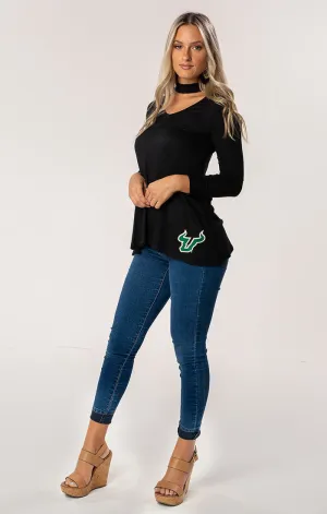 USF Bulls The Chelsea Choker Long Sleeve Tee