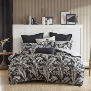 Villa Black Quilt Cover Set by Logan and Mason Platinum