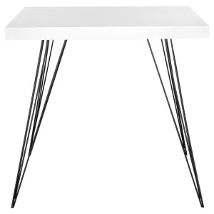 Wolcott Dining Table - White/Black